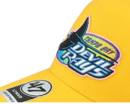 Adjustable-47 Brand Hatstore Exclusive x Tampa Bay Rays Dua Gold A-Frame Adjustable - Yellow