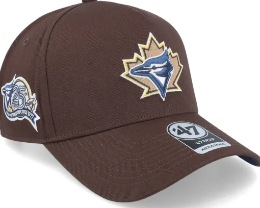 Adjustable-47 Brand Hatstore Exclusive x Toronto Blue Jays Coops Sure Shot Mvp Dt Brown A-Frame Adjustable -