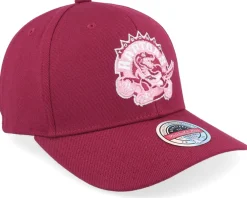 Adjustable-Mitchell & Ness Hatstore Exclusive x Toronto Raptors Blush Burgundy Adjustable - Red