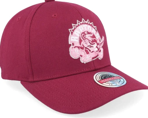 Adjustable-Mitchell & Ness Hatstore Exclusive x Toronto Raptors Blush Burgundy Adjustable - Red