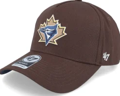 Adjustable-47 Brand Hatstore Exclusive x Toronto Blue Jays Coops Sure Shot Mvp Dt Brown A-Frame Adjustable -