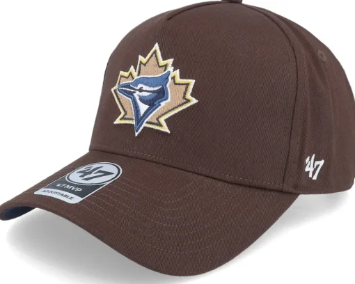 Adjustable-47 Brand Hatstore Exclusive x Toronto Blue Jays Coops Sure Shot Mvp Dt Brown A-Frame Adjustable -