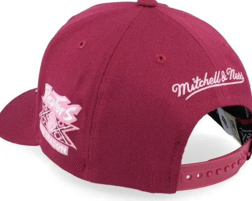 Adjustable-Mitchell & Ness Hatstore Exclusive x Toronto Raptors Blush Burgundy Adjustable - Red