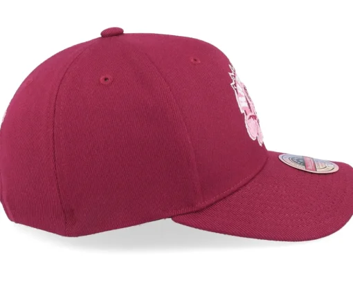 Adjustable-Mitchell & Ness Hatstore Exclusive x Toronto Raptors Blush Burgundy Adjustable - Red