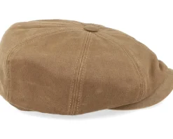 Flat Caps-Stetson Hatteras Co/Pes Brown Flat Cap -