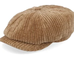 Best Stetson Hatteras Corduroy Jersey Beige Flat Cap -