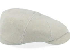 Fashion Stetson Hatteras Cotton Twill Beige/Blue Twill Flat Cap -