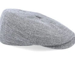 New Stetson Hatteras Jersey Grey Flat Cap -