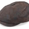 Sale Stetson Hatteras Pigskin Flat Cap -