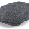 Sale Stetson Hatteras Virgin Wool/Linen Grey Flat Cap -
