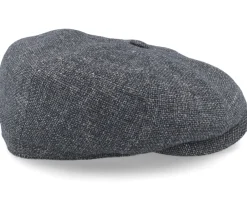 Sale Stetson Hatteras Virgin Wool/Linen Grey Flat Cap -