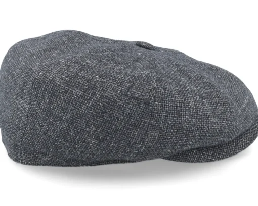 Sale Stetson Hatteras Virgin Wool/Linen Grey Flat Cap -