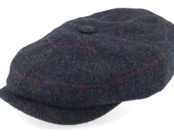 Discount Stetson Hatteras Wool Flat Cap - Grey