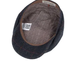 Discount Stetson Hatteras Wool Flat Cap - Grey