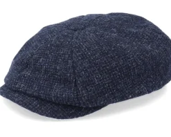 Outlet Stetson Hatteras Wool Navy Flat Cap -