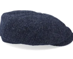Outlet Stetson Hatteras Wool Navy Flat Cap -