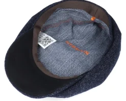 Outlet Stetson Hatteras Wool Navy Flat Cap -