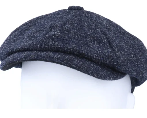 Outlet Stetson Hatteras Wool Navy Flat Cap -