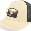 Trucker-Coal Hauler Low One Khaki/Black Trucker -