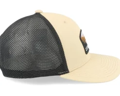 Trucker-Coal Hauler Low One Khaki/Black Trucker -