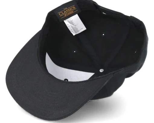 Snapback-Lions Head Logo Black/Gold Snapback -