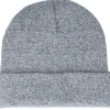 Cuff Beanies-Beechfield Heather Cuff Blank Beanie - Grey