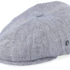Flat Caps-City Sport Heather Grey Flat Cap -
