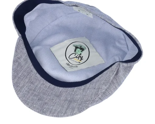 Flat Caps-City Sport Heather Grey Flat Cap -