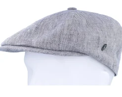 Flat Caps-City Sport Heather Grey Flat Cap -