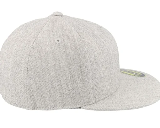 Outlet Flexfit Heather Premium 210 Fitted - Grey