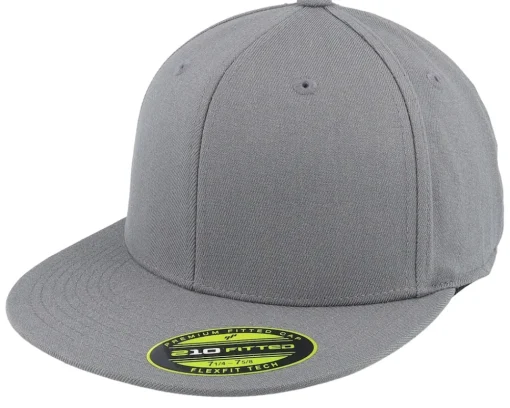 Outlet Flexfit Heather Premium 210 Fitted - Grey