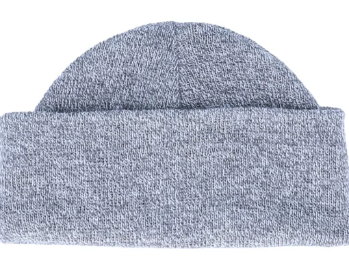 Discount Beechfield Heather Grey Short Blank Beanie -