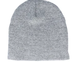 New Beechfield Heather Traditional Blank Beanie - Grey