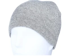 Traditional Beanies-Beechfield Heather Traditional Blank Beanie - Grey
