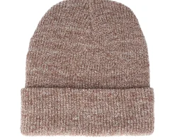 Cuff Beanies-Beechfield Heather Oatmeal Heritage Cuff - Beige