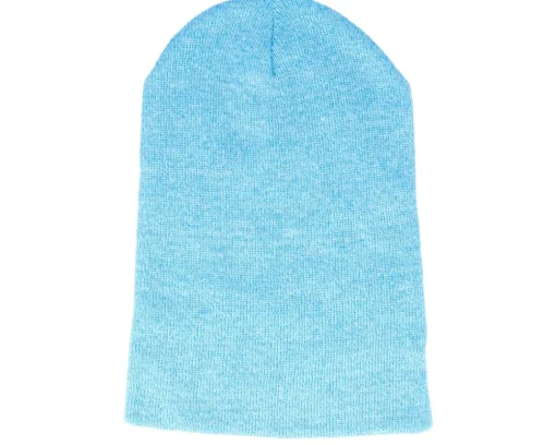 Long Beanies-Beechfield Heather Surf Long Blank Beanie -