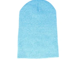 Long Beanies-Beechfield Heather Surf Long Blank Beanie -
