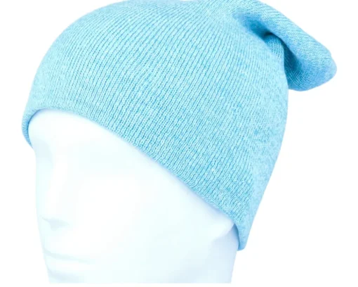 Long Beanies-Beechfield Heather Surf Long Blank Beanie -