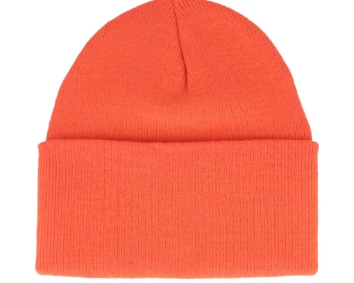 Cuff Beanies-Yupoong Heavyweight Blaze Beanie - Orange
