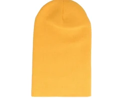 Cuff Beanies-Yupoong Heavyweight Gold Beanie - Yellow
