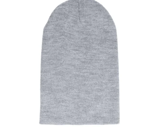 New Yupoong Heavyweight Heather Beanie - Grey