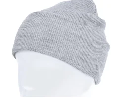 New Yupoong Heavyweight Heather Beanie - Grey