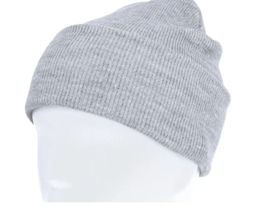 New Yupoong Heavyweight Heather Beanie - Grey