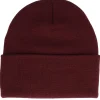 Cuff Beanies-Yupoong Heavyweight Maroon Beanie - Red