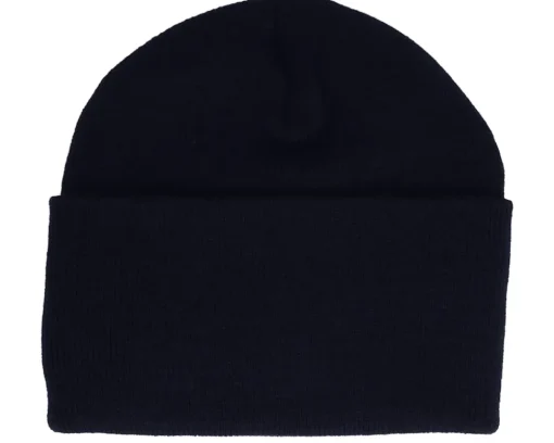 Blank Beanies-Yupoong Heavyweight Navy Beanie - Blue