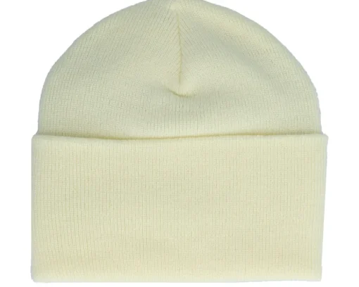 Cuff Beanies | Blank Beanies-Yupoong Heavyweight Powder Beanie - Yellow