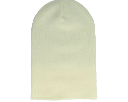 Cuff Beanies | Blank Beanies-Yupoong Heavyweight Powder Beanie - Yellow