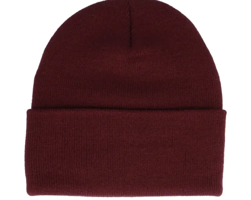 Cuff Beanies | Blank Beanies-Yupoong Heavyweight Powder Beanie - Yellow