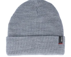 Cuff Beanies-Brixton Heist Light Heather Grey Cuff -