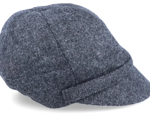 Vega-CTH Ericson Helena Sr. Moon Shetland Graphite Flat Cap -